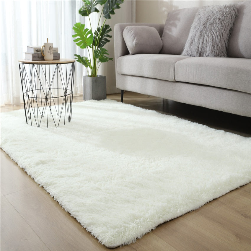 Large Soft Fluffy Deep Pile Carpet Rug For Lounge Living Room Bedroom Kids Room Decorative Area Mat Carpeting For Modern Home Decoration