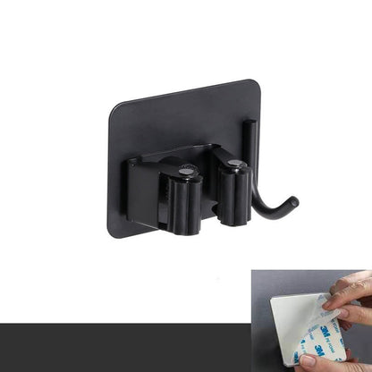 Stainless Steel Self Adhesive Broom Mop Storage Clamp Wall Mounted Holder Cupboard Heavy Duty Tidy Clip For Hanging Mops And Brooms