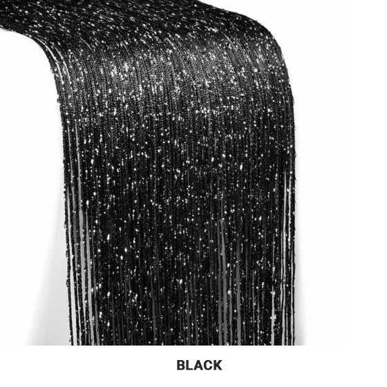 Shiny String Tassels Curtain Decorative Partition For Walls Room Dividers Doorways Privacy String Curtain For Living Room Bedroom Stylish Home Decor