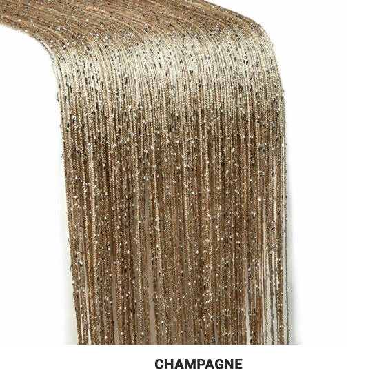 Shiny String Tassels Curtain Decorative Partition For Walls Room Dividers Doorways Privacy String Curtain For Living Room Bedroom Stylish Home Decor