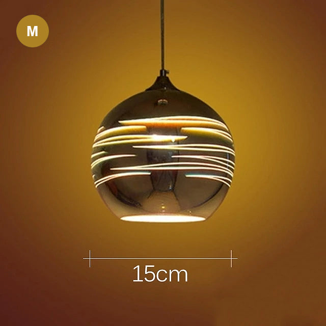 Starry Night Pendant Lights Colorful Creative Glass Lampshade Hanging Lights With Creative Color Effect Modern Home Lighting Solution For Home Restaurant Lounge Decor