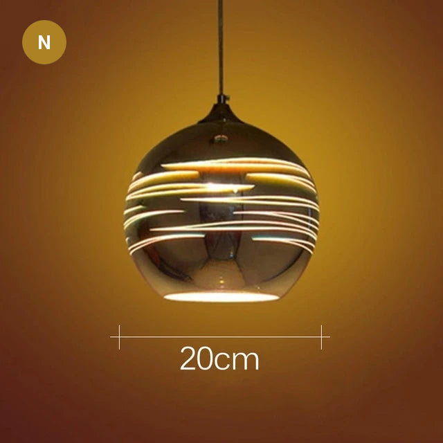 Starry Night Pendant Lights Colorful Creative Glass Lampshade Hanging Lights With Creative Color Effect Modern Home Lighting Solution For Home Restaurant Lounge Decor