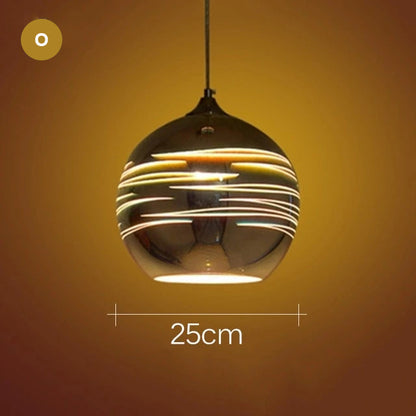 Starry Night Pendant Lights Colorful Creative Glass Lampshade Hanging Lights With Creative Color Effect Modern Home Lighting Solution For Home Restaurant Lounge Decor
