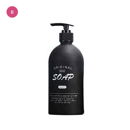 Stylish Black Matte Glass Bathroom Soap Pump Dispenser For Hand Washing Sanitizer Shampoo Body Wash Liquid Lotion Bottles For Your Kitchen Or Washroom
