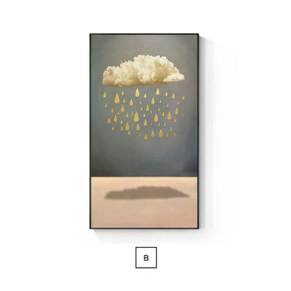 Surreal Abstract Minimalist Landscape Wall Art Fine Art Canvas Prints Modern Pictures For Hallway Living Room Dining Room Auspicious Home Office Interior Decor
