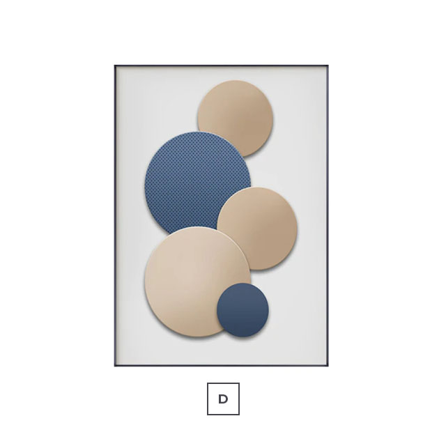 White Blue Beige Spherical Formations Modern Abstract Wall Art Fine Art Canvas Prints Minimalist Pictures For Luxury Bedroom Living Room Home Office Decor