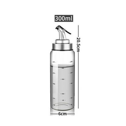 Kitchen Oil Dispenser Bottles For Olive Oil Vinegar Condiments Sauce Storage Glass Bottles With Precision Oil Control Non-Drip Nozzles