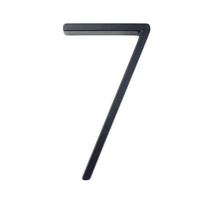 Big House Numbers For Front Door Porch 127mm Waterproof Zinc Alloy Floating Numbers Polished Edge Smooth Touch House Numbers