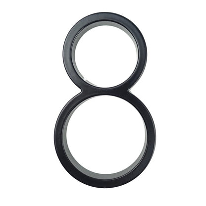 Big House Numbers For Front Door Porch 127mm Waterproof Zinc Alloy Floating Numbers Polished Edge Smooth Touch House Numbers