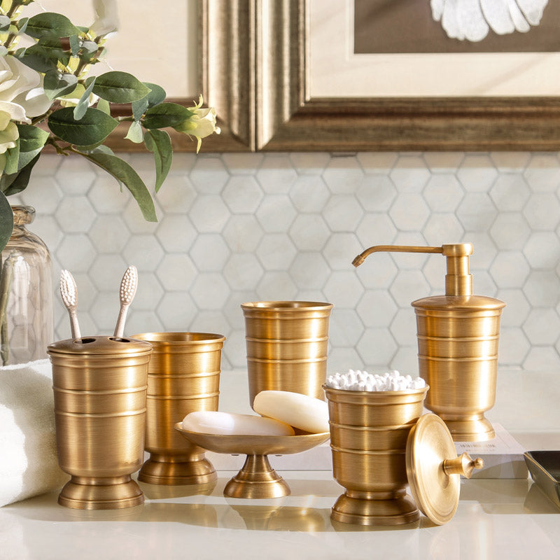 Antique Bronze Luxury Bathroom Accessories Set Toothbrush Holder & Cup Soap Dish Soap Dispenser Buy Individually Or 5 Pcs Set