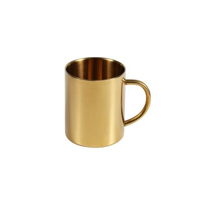 Double Wall Insulated Rose Gold Stainless Steel Hot & Cold Drinks Mug For Tea Coffee Large Beer Tumbler Great For Outdoor Use