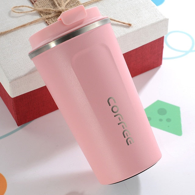 Stainless Steel Thermo Coffee Mug Ultra Lightweight Portable Thermo Cup Travel Water Bottle For Work Home Leisure Vacuum Thermocup