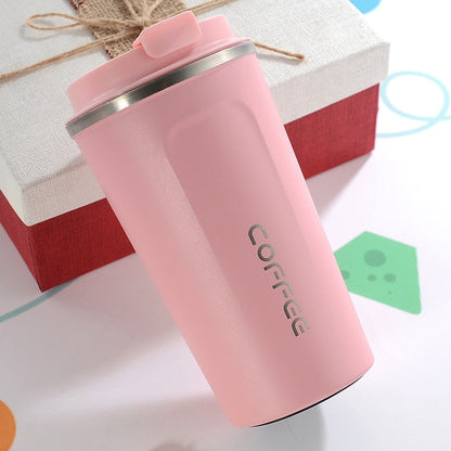 Stainless Steel Thermo Coffee Mug Ultra Lightweight Portable Thermo Cup Travel Water Bottle For Work Home Leisure Vacuum Thermocup