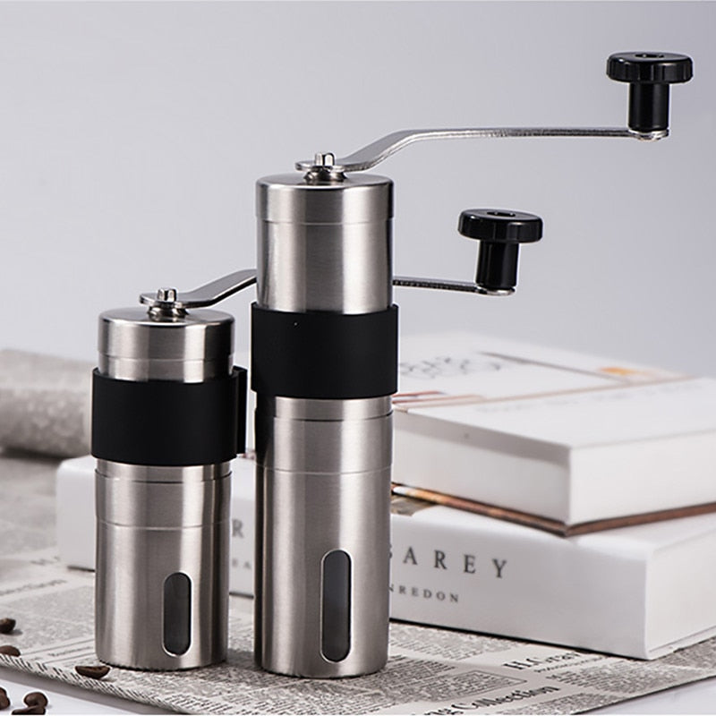 Stainless Steel Coffee Grinder Adjustable Coffee Bean Mill To Create Rough Or Fine Ground Coffee Easy Operation Kitchen Coffee Tools