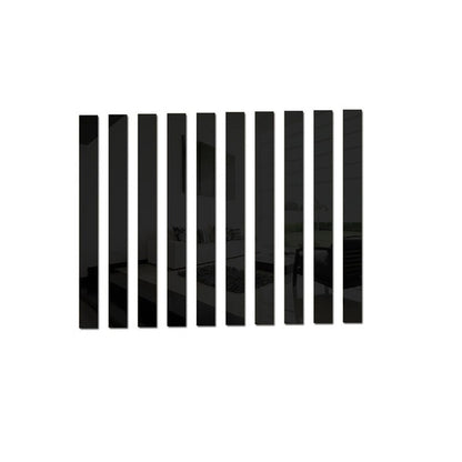 Simple Mirrored Lines Acrylic Wall Decals Sticky-Back Removable Wall Stickers For Creative Artistic DIY Home Art Loft Apartment Wall Decor 10pcs