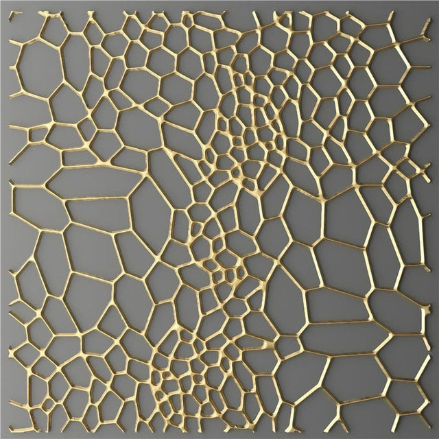Modern Golden Abstract Elements Designer Wall Art Fine Art Canvas Prints Luxury Pictures For Loft Apartment Living Room Home Office Contemporary Art Decor