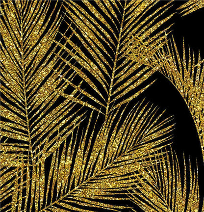 Modern Golden Abstract Elements Designer Wall Art Fine Art Canvas Prints Luxury Pictures For Loft Apartment Living Room Home Office Contemporary Art Decor