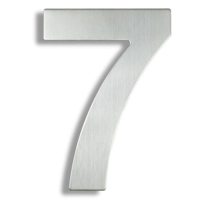 Stainless Steel Executive House Numbers Big 15cm Silver Numbers For Front Door Modern Stylish Home Exterior Signage 6 Inch Digits #0-9 Door Numbers