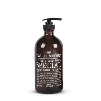 Modern Chic Designer Soap Pump Dispensing Bottles For Hand Sanitizer Body Lotion Shampoo Conditioner Cosmetics Storage Essential Bathroom Accessories
