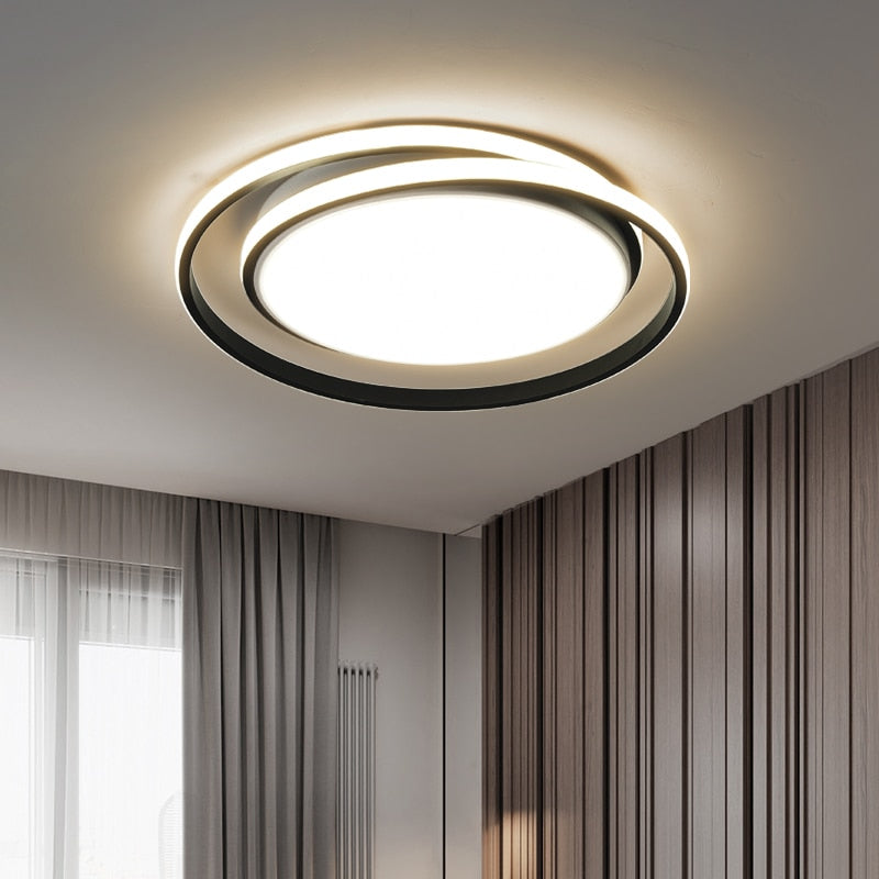 Modern Rounded Design LED Ceiling Light Chandelier For Living Room Dining Room Bedroom Lighting Avante-Garde Styling Contemporary Home Interior Lighting Solution