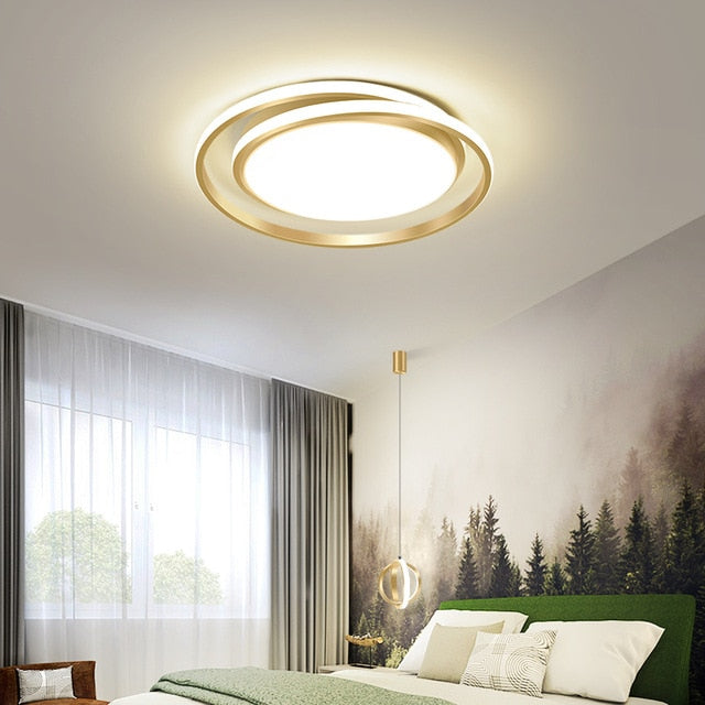 Modern Rounded Design LED Ceiling Light Chandelier For Living Room Dining Room Bedroom Lighting Avante-Garde Styling Contemporary Home Interior Lighting Solution