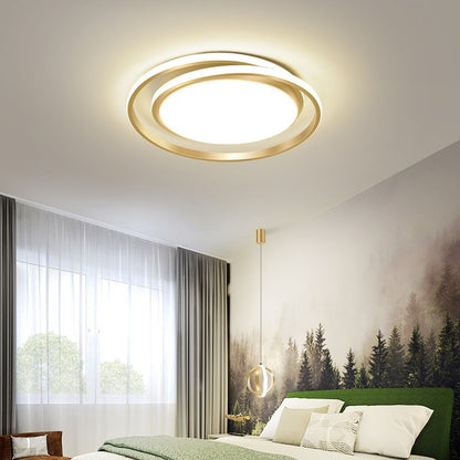 Modern Rounded Design LED Ceiling Light Chandelier For Living Room Dining Room Bedroom Lighting Avante-Garde Styling Contemporary Home Interior Lighting Solution
