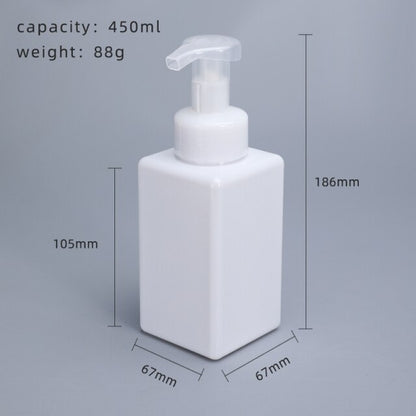 Blank Liquid Soap Dispensers Simple Modern Design Reusable Containers Foam Pump Bottles For Soap Hand Lotion Beauty Hair Cosmetics Essential Bathroom Accessories
