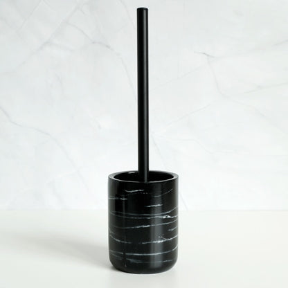 Minimalist Black White Marble Style Bathroom Accessories Set Liquid Soap Dispenser Toothbrush Holder Rinse Cup Soap Dish Toilet Brush Modern Washroom Essentials