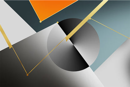 Modern Abstract Surreal Wall Art Fine Art Canvas Prints 3d Effect Visual Symmetry Pictures For Living Room Luxury Apartment Home Office Art Decor