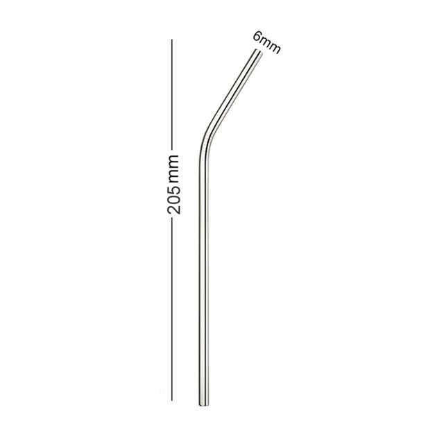 Reusable Metal Drinking Straws Stainless Steel Eco Friendly Long Straws For Everyday Use Drinks Cocktail Bar Accessories