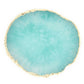 Colored Resin Pineapple Slices Marble Effect Resin Jewelry Display Tray Painted Palette Ornament Base For Elegant Modern Home Decor
